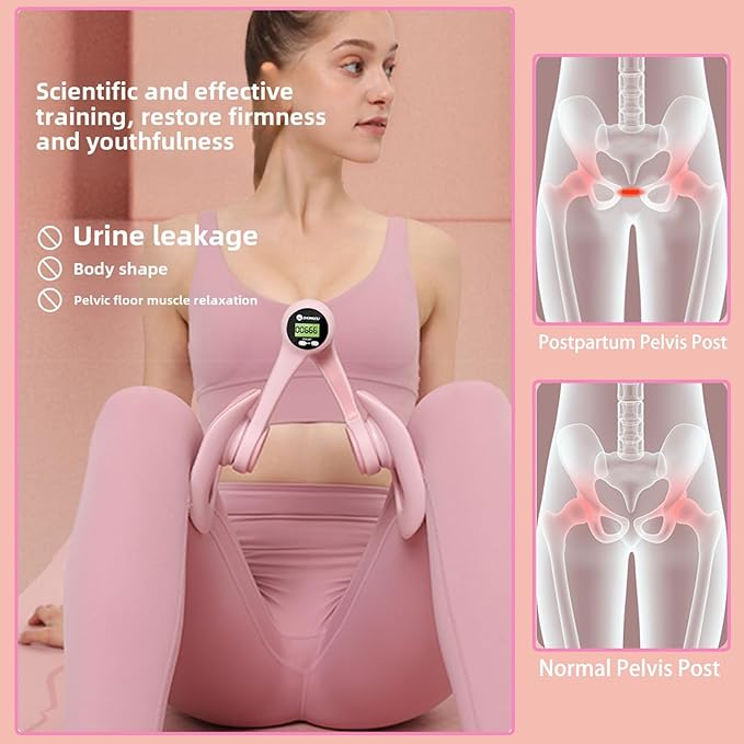 Thigh Master Thigh Exerciser for Women – Pelvic Floor Exercise Devices for Home Fitness, Leg & Hip