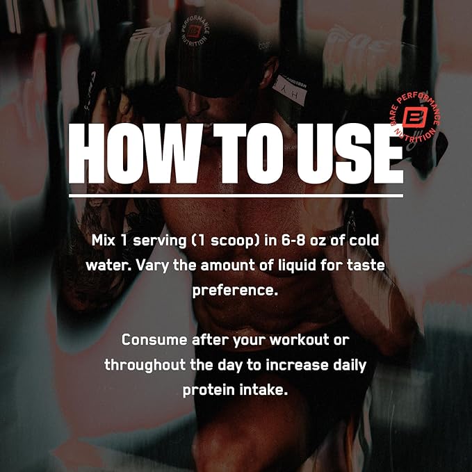BARE PERFORMANCE NUTRITION, BPN Whey Protein + Casein Protein Powder Blend, Vanilla, 25g Protein