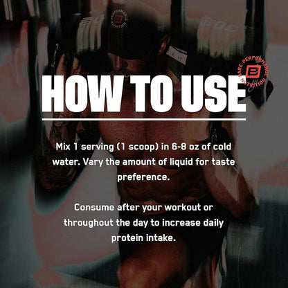 BARE PERFORMANCE NUTRITION, BPN Whey Protein + Casein Protein Powder Blend, Vanilla, 25g Protein