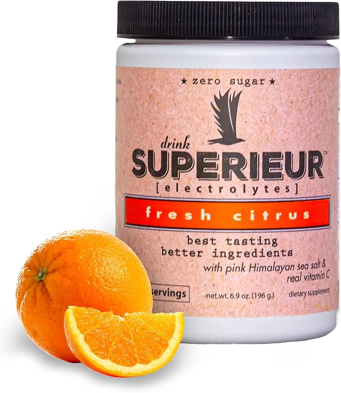 Superieur Electrolytes ??Plant Based Electrolyte Supplement w/Sea Minerals for Hydration & Recovery