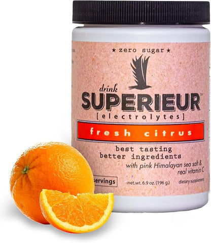 Superieur Electrolytes ??Plant Based Electrolyte Supplement w/Sea Minerals for Hydration & Recovery