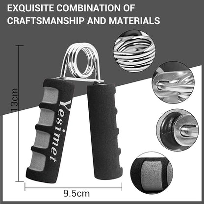 2 Pack Hand Grip Strengthener Set, Forearm Exerciser, Finger Gripper, Grip Strength Trainer, Hand
