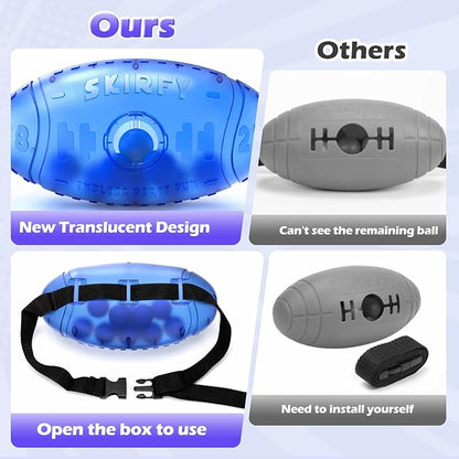 Skirfy Outdoor Party Games for Kids Adults, Translucent 3 Pack Shaking Ball Toy with 60 Balls