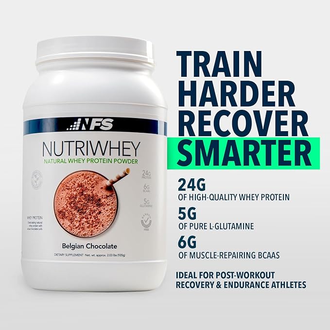 NF Sports Post Workout Nutri Whey Protein Powder, Dietary Supplement, Amino Energy, Supports