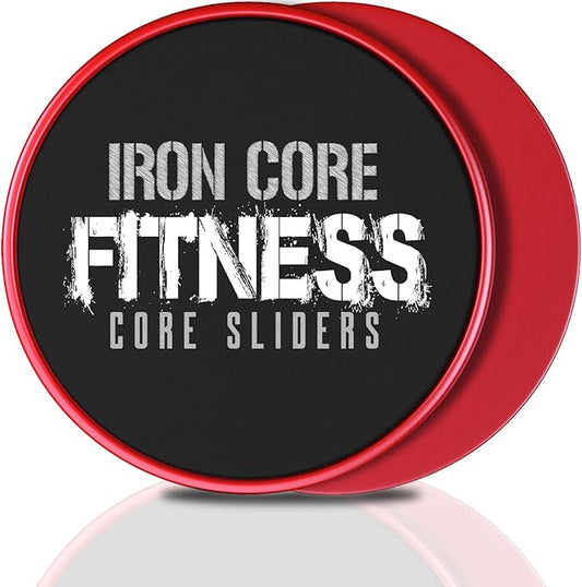Core Sliders for Working Out, Dual Sided Exercise Gliding Discs for Use on All Surfaces, Ultimate