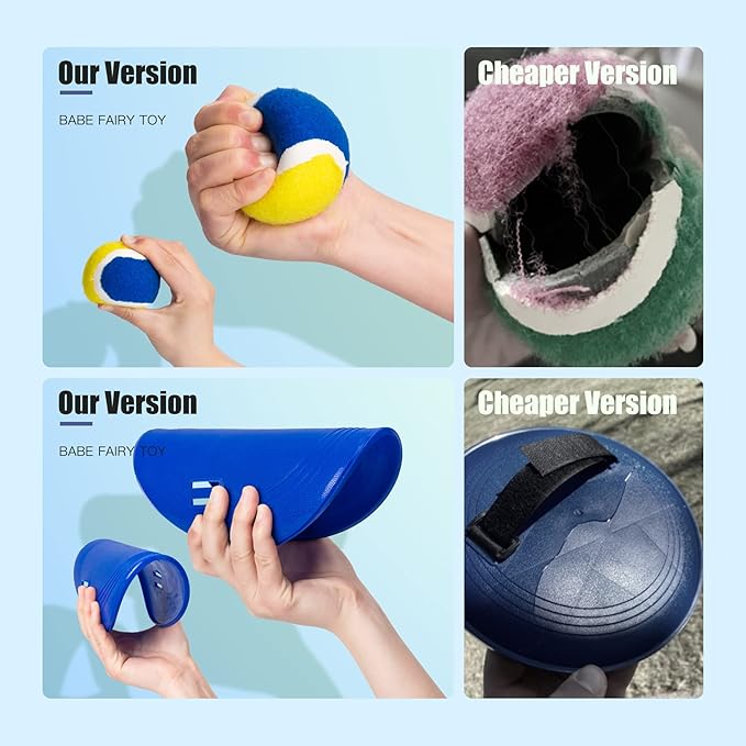 EVERICH Upgraded Toss and Catch Ball Game Set - Indoor and Outdoor Games for Kids 3-12, Beach Sand