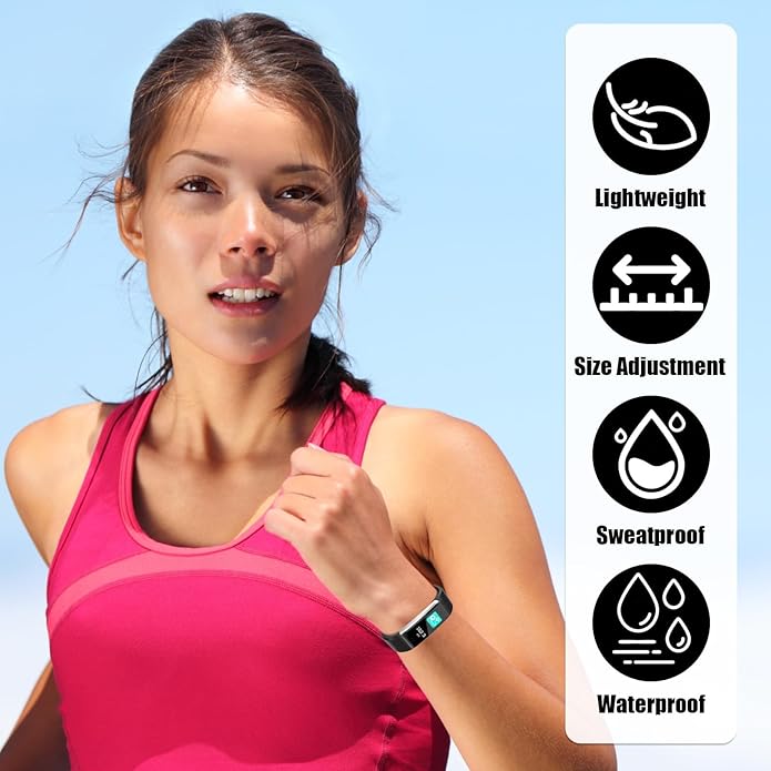Watch Bands Replacement for ID115plus HR, Very Fit Pro Activity Fitness Tracker Wrist Bands Set