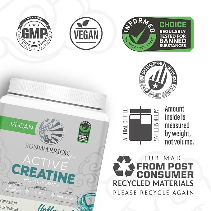 Creatine Monohydrate Powder Micronized PreWorkout Recovery Supplement | Support Muscle Building