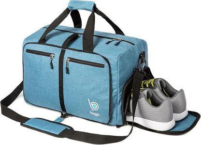 Bago Large Foldable Duffel Bags for Traveling Women & Men - 80L Packable Duffle Bag for Travel with