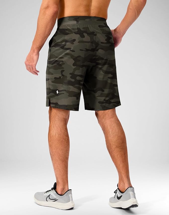 Men's Running Shorts with Zipper Pockets 9 Inch/ 7 Inch / 5 Inch Lightweight Quick Dry Gym Workout