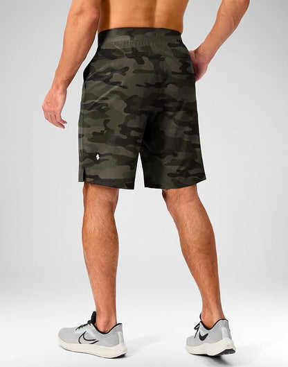 Men's Running Shorts with Zipper Pockets 9 Inch/ 7 Inch / 5 Inch Lightweight Quick Dry Gym Workout
