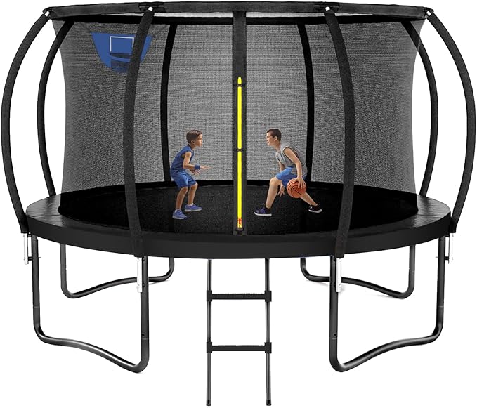 Trampoline 8FT 10FT 12FT 14FT 16FT, Outdoor Trampolines for Kids and Adults, Recreational