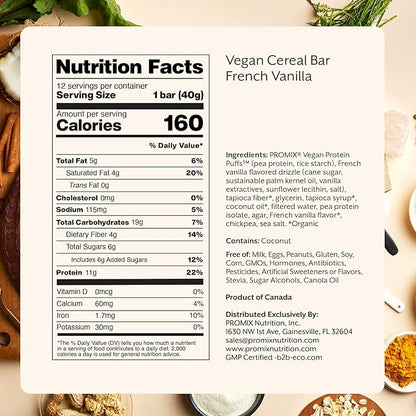 Promix Nutrition Vegan Protein Puff Bars | High Protein, Low Calorie Marshmallow Crispy Treat |