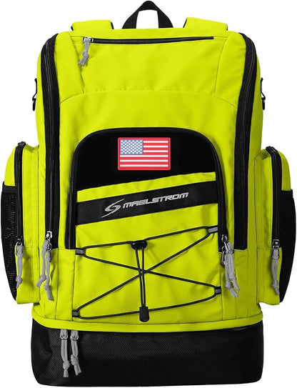 Maelstrom Swim Backpack,35L Swimming bag with Separate Shoes Compartment,Swim Gear Bag,Athlete Gym