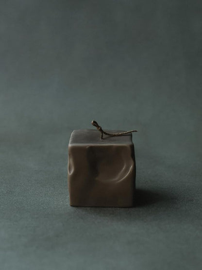 LAWA Raw Block Candle - Beautiful Handmade Pillar Scented Soy Wax Elegant Aesthetic Candle