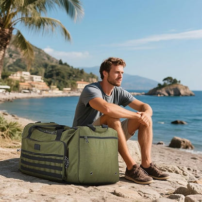 125L Extra Large Gym Duffle Bag for Men Women with Shoes Compartment Heavy Duty Tactical Sports