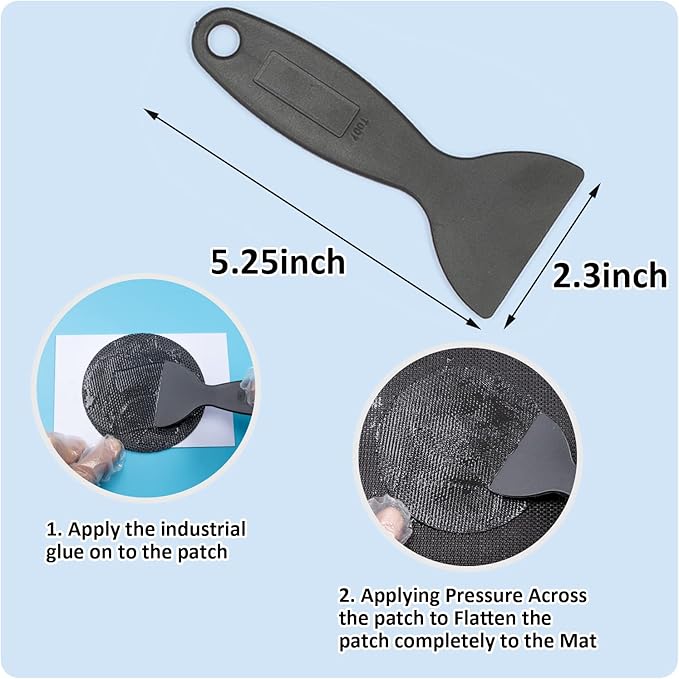 Trampoline Patch Repair Kit 4 inch Circle On Patches | Repair Trampoline Mat Tear or Hole in a