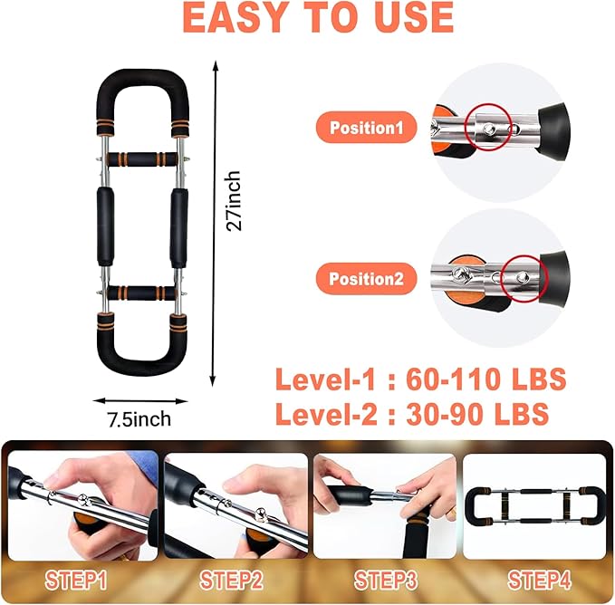 Ultimate Twister Arm Trainer, Adjustable Chest Workout Equipment, Arm Trainer for Men, Chest