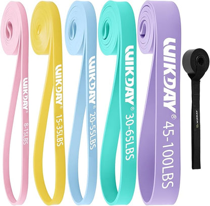 Resistance Bands, Pull Up Bands, Workout Bands for Exercise, Thick Heavy Resistance Band Set with
