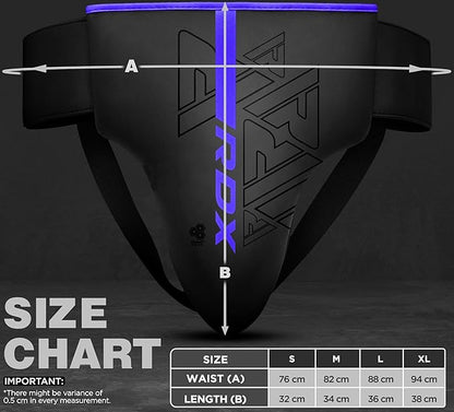 RDX Groin Protector for Boxing, Muay Thai, Kickboxing and MMA Fighting, Maya Hide Leather Abdo Gear