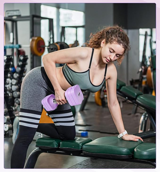 15LB 20LB 40LB 50LB Adjustable Dumbbell Set Free Weights Dumbbells Set for Women Men Hand Weights