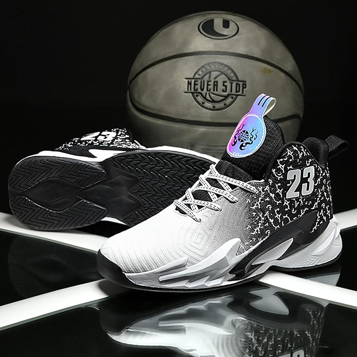 Boys Basketball Shoes Breathable Indoor Athletic Shoes Youth Outdoor Fashion Sneakers Comfortable