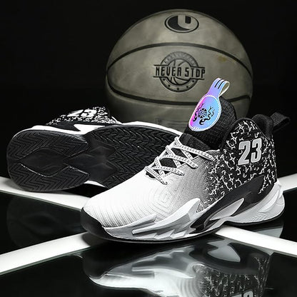 Boys Basketball Shoes Breathable Indoor Athletic Shoes Youth Outdoor Fashion Sneakers Comfortable