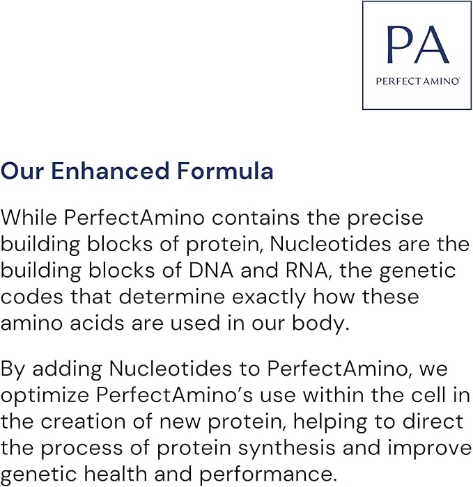 BodyHealth PerfectAmino Powder - BCAA and EAA Powder for Pre and Post Workout - Amino Acid Energy