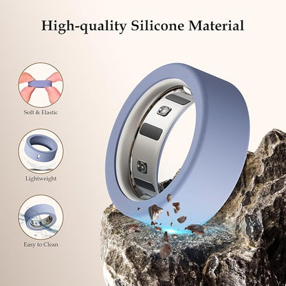 15 Pack Cover Compatible with Oura Ring Gen 4/Gen 3 Horizon/Gen 3 Heritage, Anti-Scratch Silicone