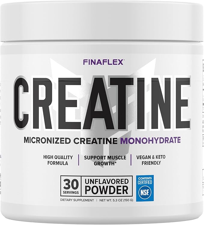FINAFLEX Pure CREATINE, Unflavored - 5.3 oz - Promotes Muscular Strength, Size & Performance - 100%