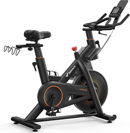 MERACH Magnetic Exercise Bike, Indoor Cycling Bike with Self-Developed App, 350 lbs Weight Capacity