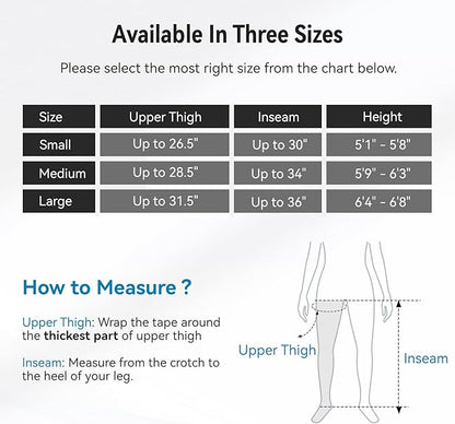 FIT KING Air Compression Recovery System, Cordless Full Leg Massager with Dynamic Pressure, Reduces