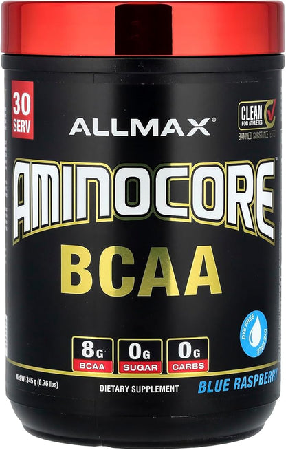 ALLMAX Nutrition AMINOCORE BCAA ??8G BCAAs ??100% Pure Branch Chained Amino Acids ??Gluten Free