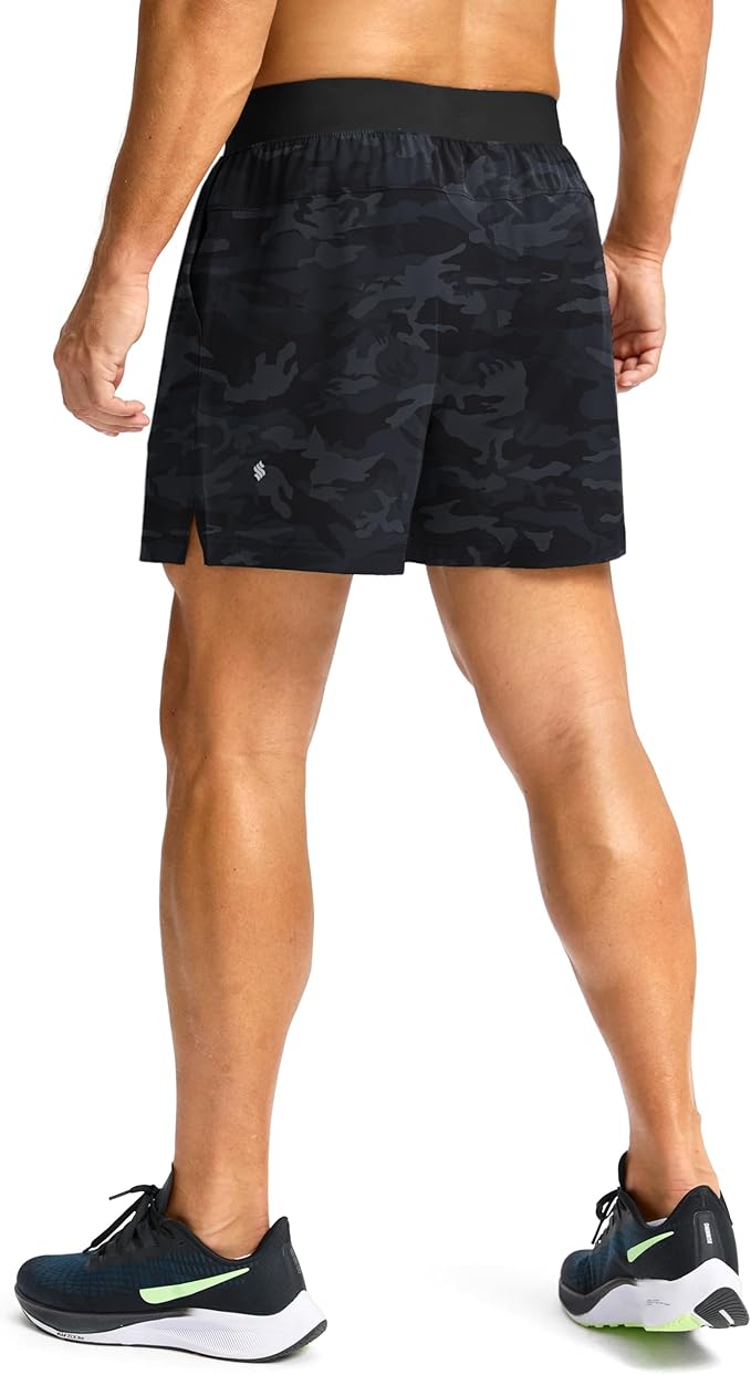 Men's Running Shorts with Zipper Pockets 9 Inch/ 7 Inch / 5 Inch Lightweight Quick Dry Gym Workout