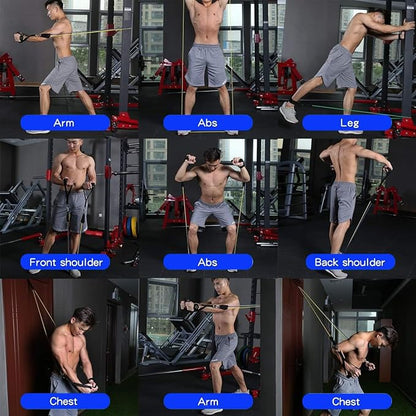 WHATAFIT Resistance Bands, Exercise Bands，Resistance Bands for Working Out, Work Out Bands with