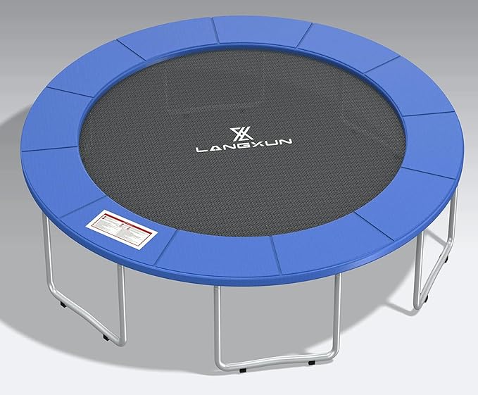 LANGXUN Universal Trampoline Repalcement Safety Pad, 8ft 10ft 12ft 14ft 15ft 16ft Waterproof