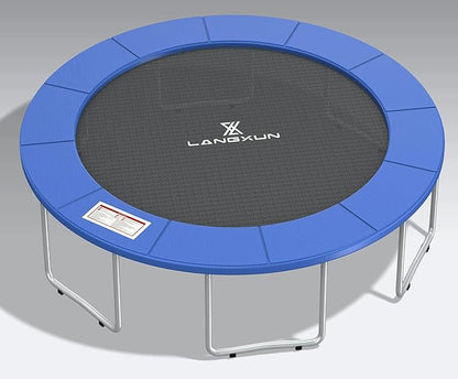 LANGXUN Universal Trampoline Repalcement Safety Pad, 8ft 10ft 12ft 14ft 15ft 16ft Waterproof