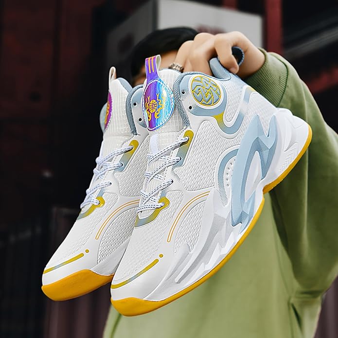 Boys Basketball Shoes Breathable Indoor Athletic Shoes Youth Outdoor Fashion Sneakers Comfortable