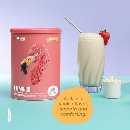 Fitmingo Vegan Protein Powder with Inositol, Collagen Boosters, Hyaluronic Acid and Vitamins | Low
