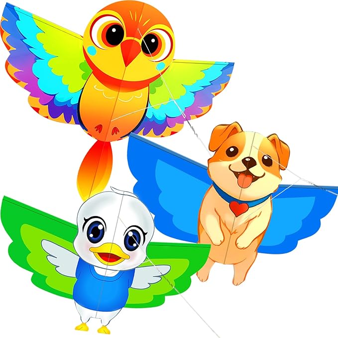 HENGDA KITE Animals Kite for Kids Beginners and Adults Cute Design High Definition Printing Easy to