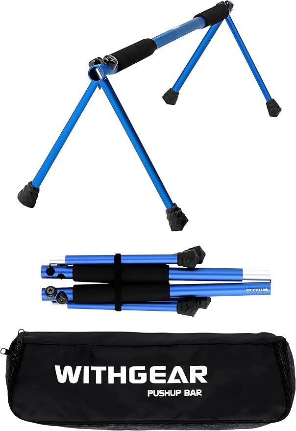 Push Up Bar ??Folding Dip Bar for Home Workout, Lightweight & Portable Strength Training Equipment