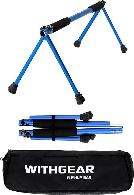 Push Up Bar ??Folding Dip Bar for Home Workout, Lightweight & Portable Strength Training Equipment