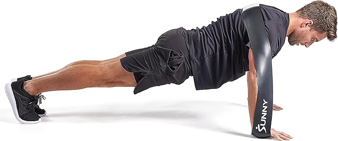 Sunny Health & Fitness Versatile Resistance Bands (Single or Combo Set) for Strength Training