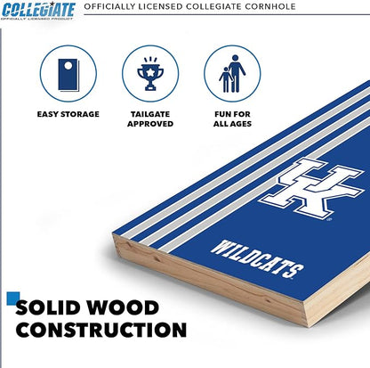2' x 3' Solid Wood Cornhole Set with Direct Print HD Team Graphics – Great Gift for Any NCAA Fan!