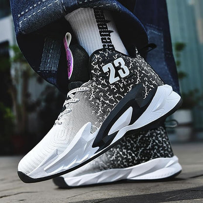 Boys Basketball Shoes Breathable Indoor Athletic Shoes Youth Outdoor Fashion Sneakers Comfortable