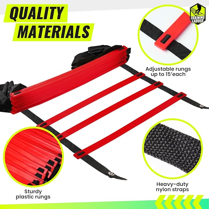 Teenitor Agility Ladder Speed Ladder Training Ladder for Soccer, Speed, Football Fitness Feet