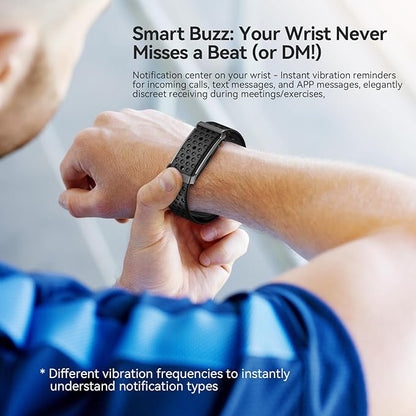 Smart Bracelet, Wearable Activity & Fitness Tracker Band, 24H Sleep Tracker, All-Day Continuous