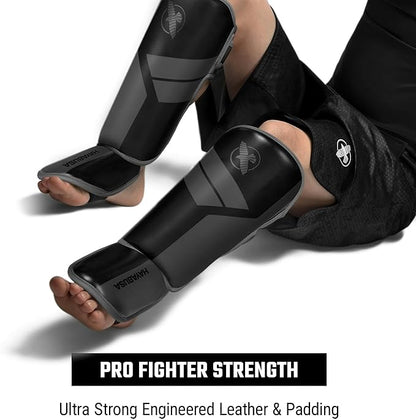 Hayabusa S4 Kids Shin Guards, Muay Thai, MMA, Kickboxing, Martial Arts