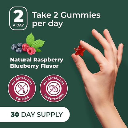 PurePremium Beet Root Gummies - 60 Sugar Free Chews (50:1 Equivalent 1500 mg) - Super Nitric Oxide