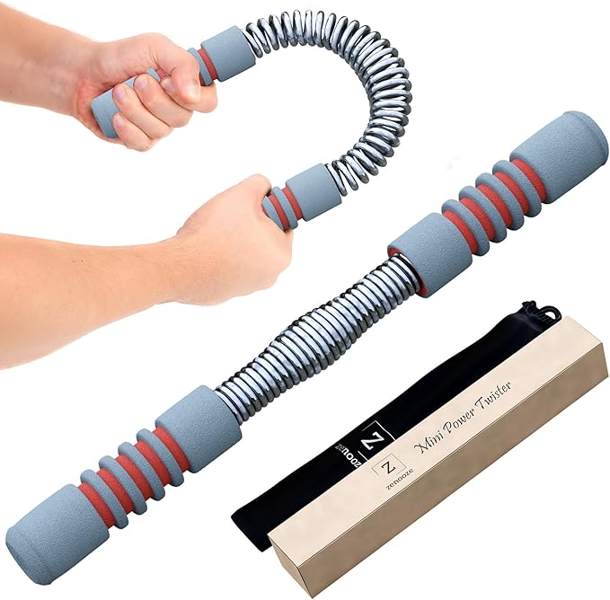 Zenooze's Power Twister Flex Bar, The Ultimate Upper Body Exercise Equipment for Strengthening Your